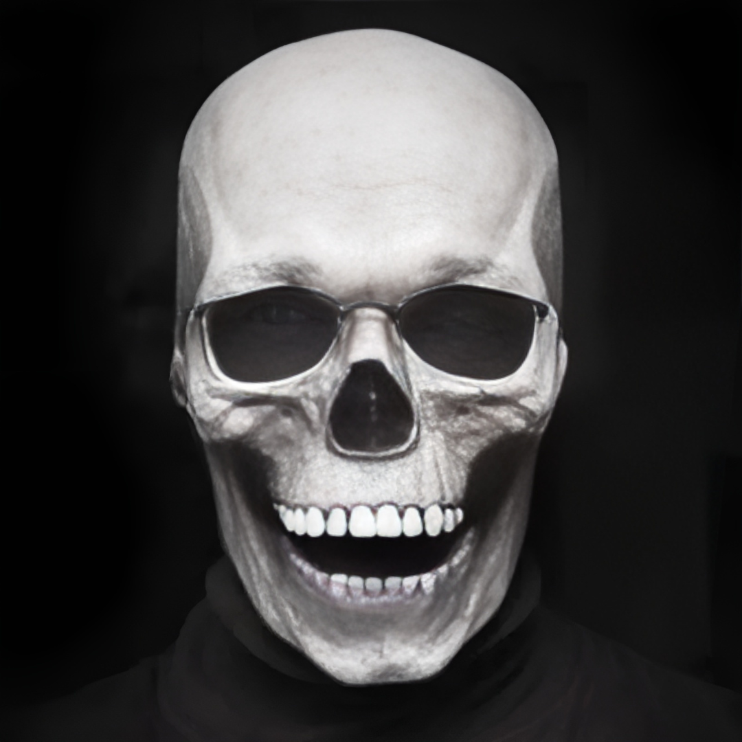 Spooky Realistic Skull Halloween Mask