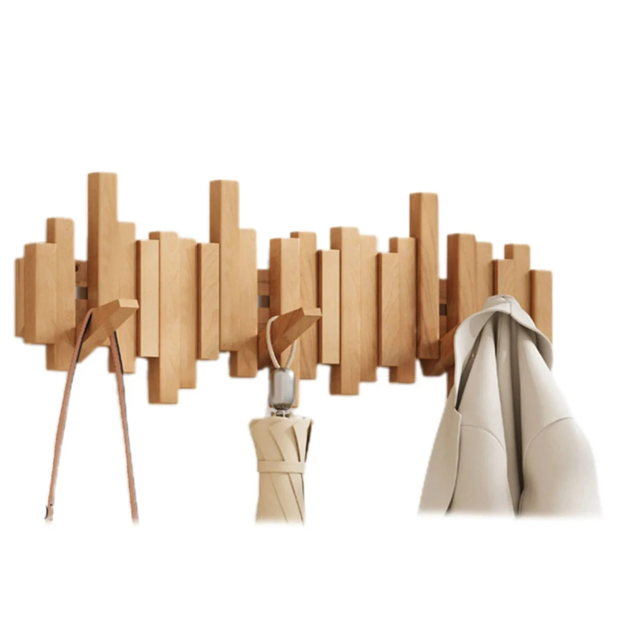 Stylish Wooden Coat Rack for Hanging Jackets