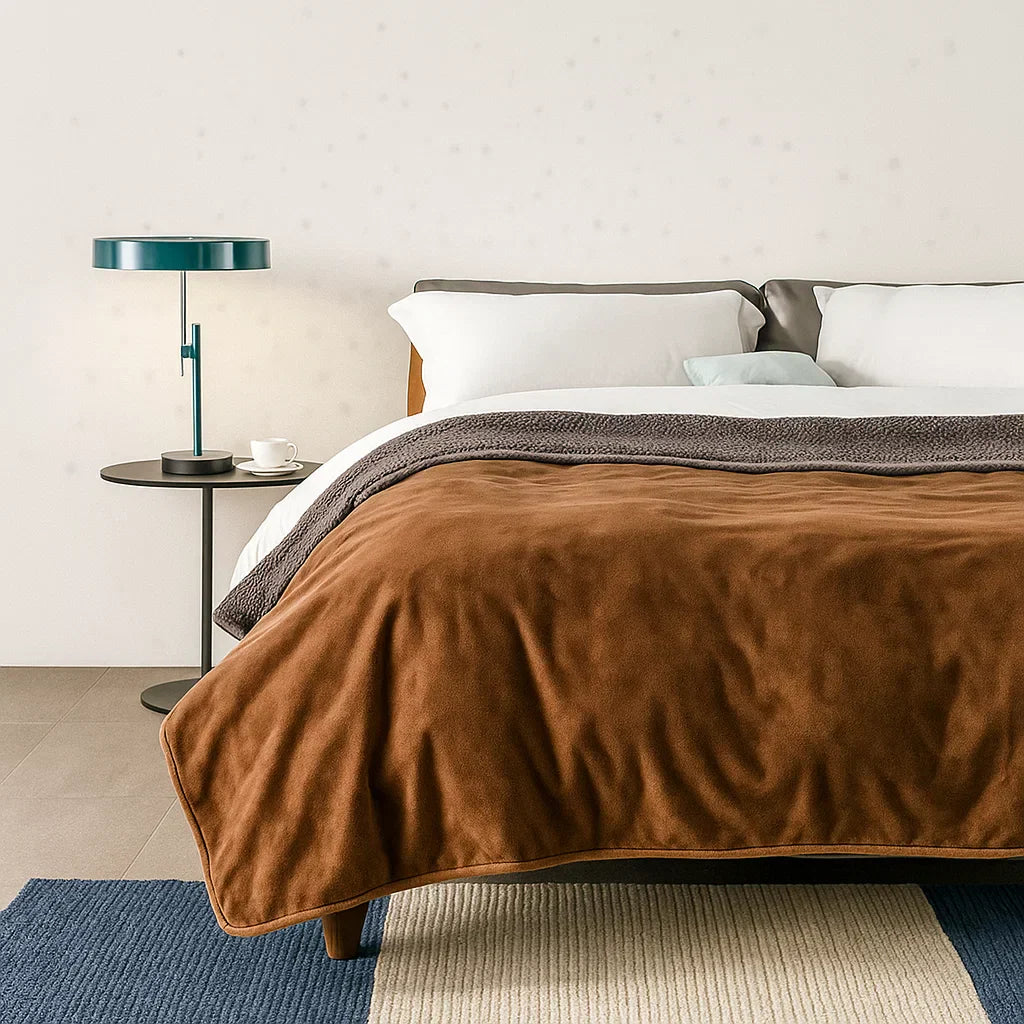 Waterproof Faux Fur Sofa Throw Blanket