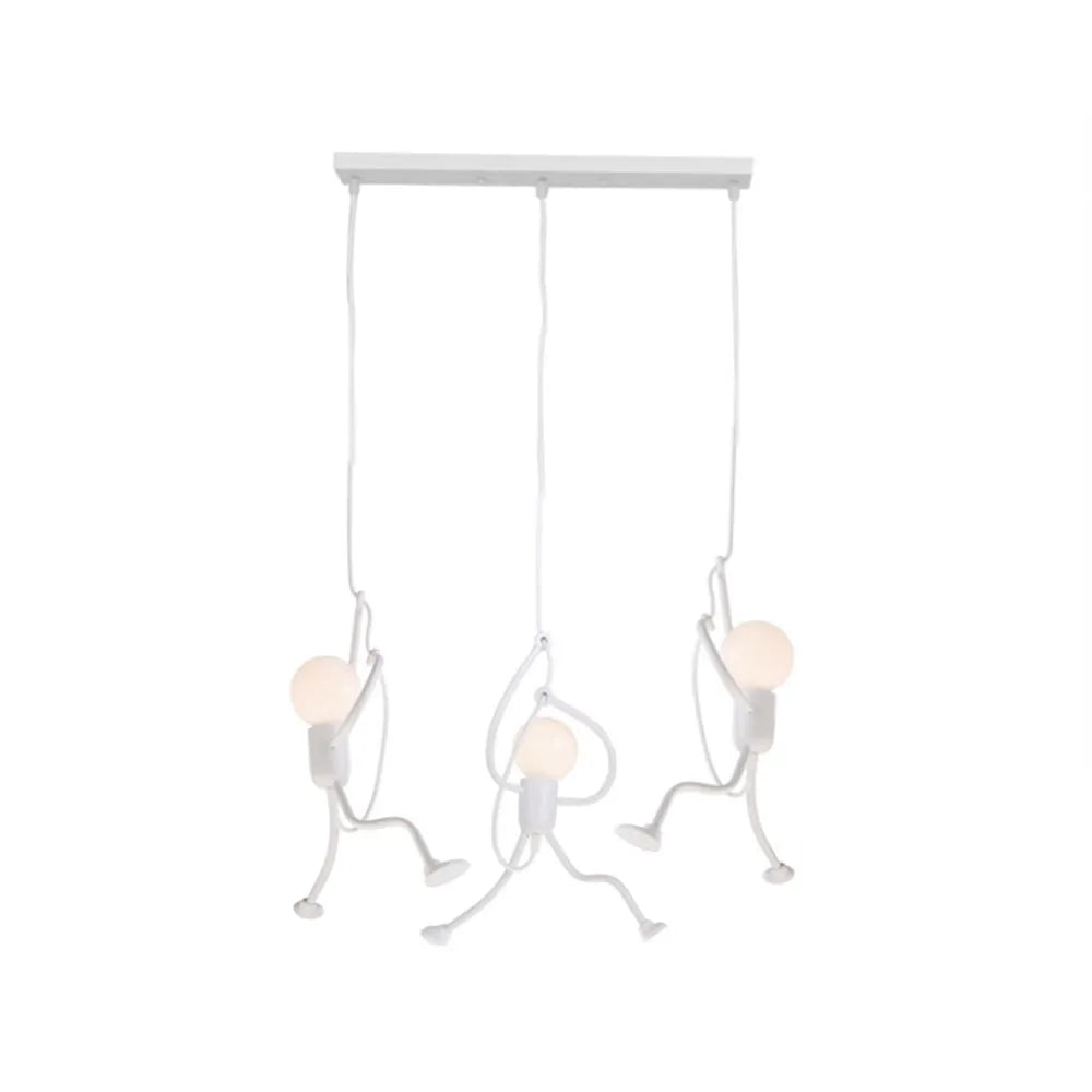 Sleek Chrome Hanging Ceiling Lamp