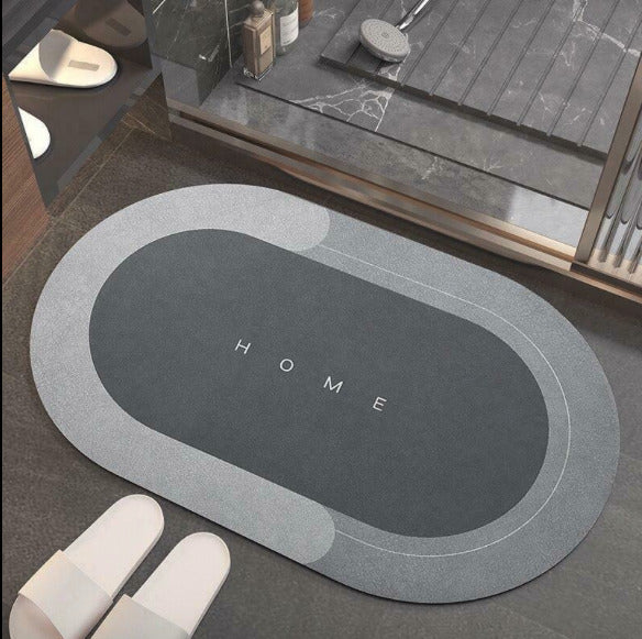 Soft Grip Anti-Slip Bath Mat for Quick Dry Bathroom Rug