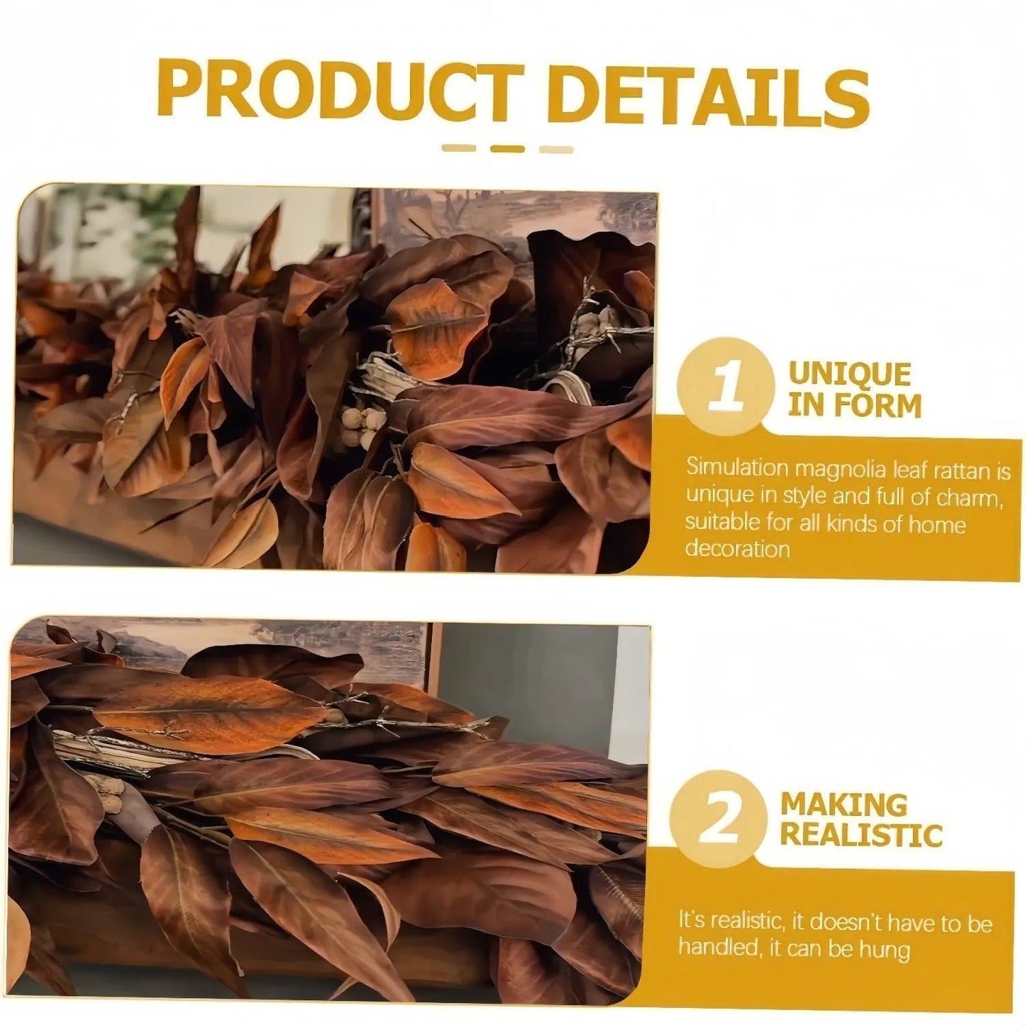 Fall Artificial Floral Garland