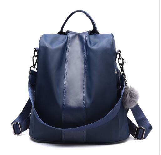 Secure Ladies Leather Rucksack