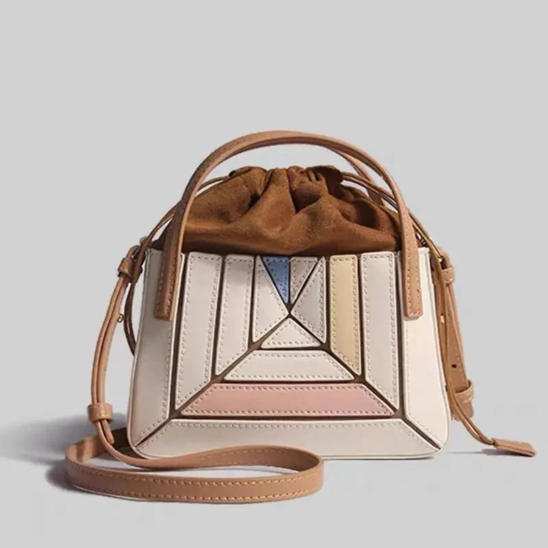Stylish Geometric Tote Handbag