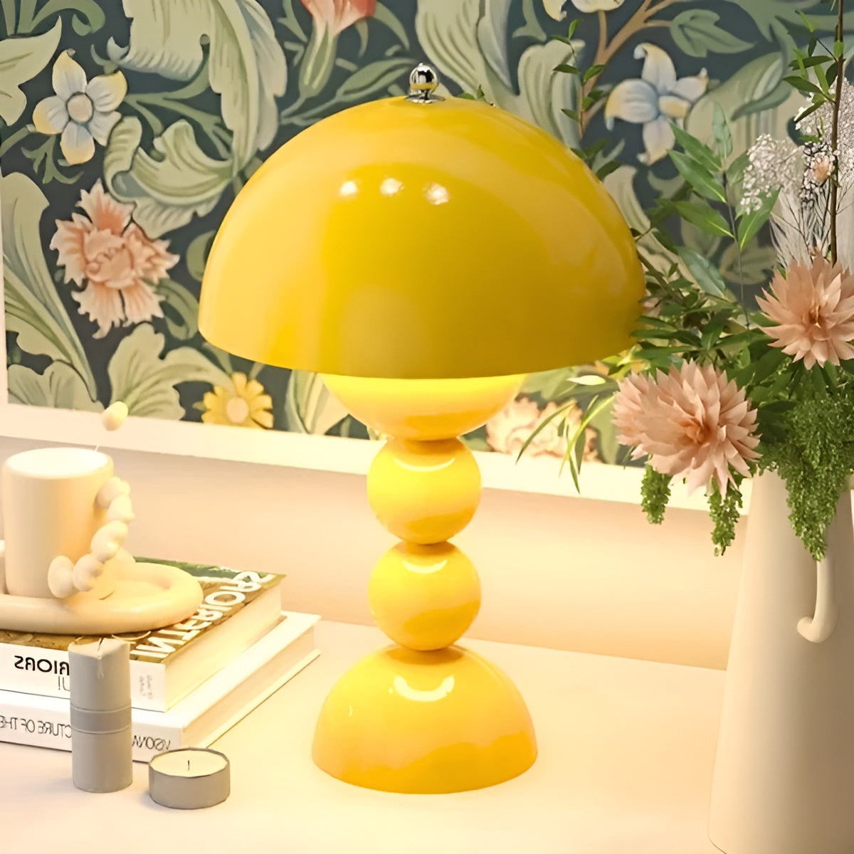 Simple White Dimmable Desk Lamp