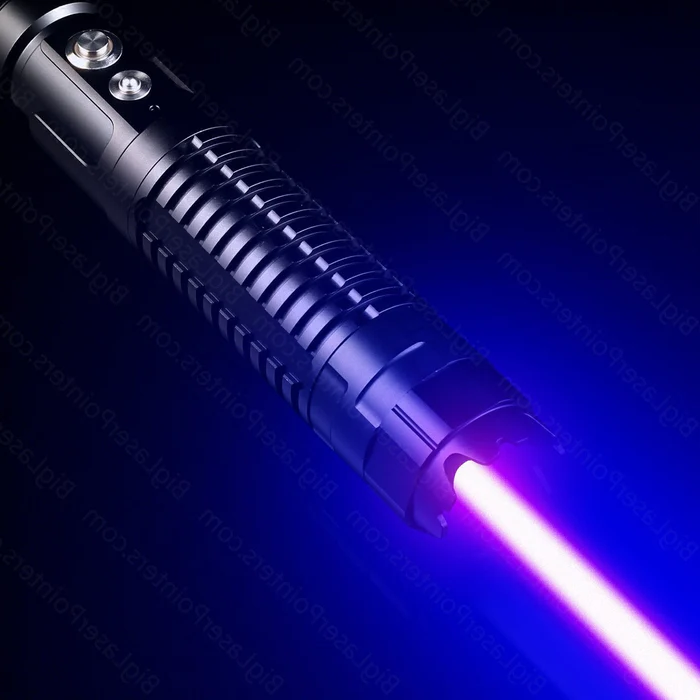 Compact Blue LED Tactical Flashlight