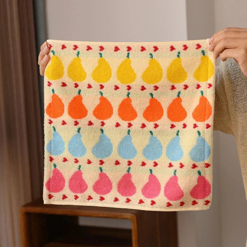Gentle Kids Cotton Towel with Cute Pear Design