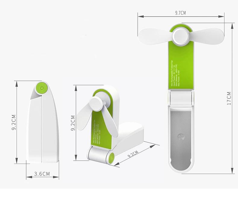 Compact Rechargeable Personal Mini Fan