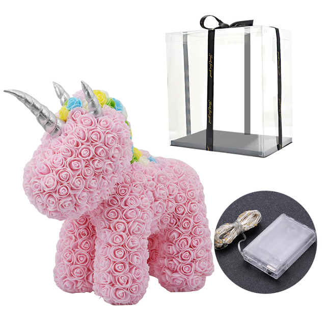 Beautiful Pink Unicorn Figurine
