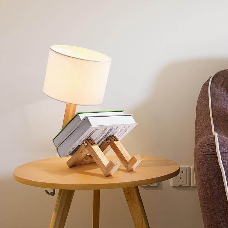 Fun Robot Desk Lamp with Book Stand