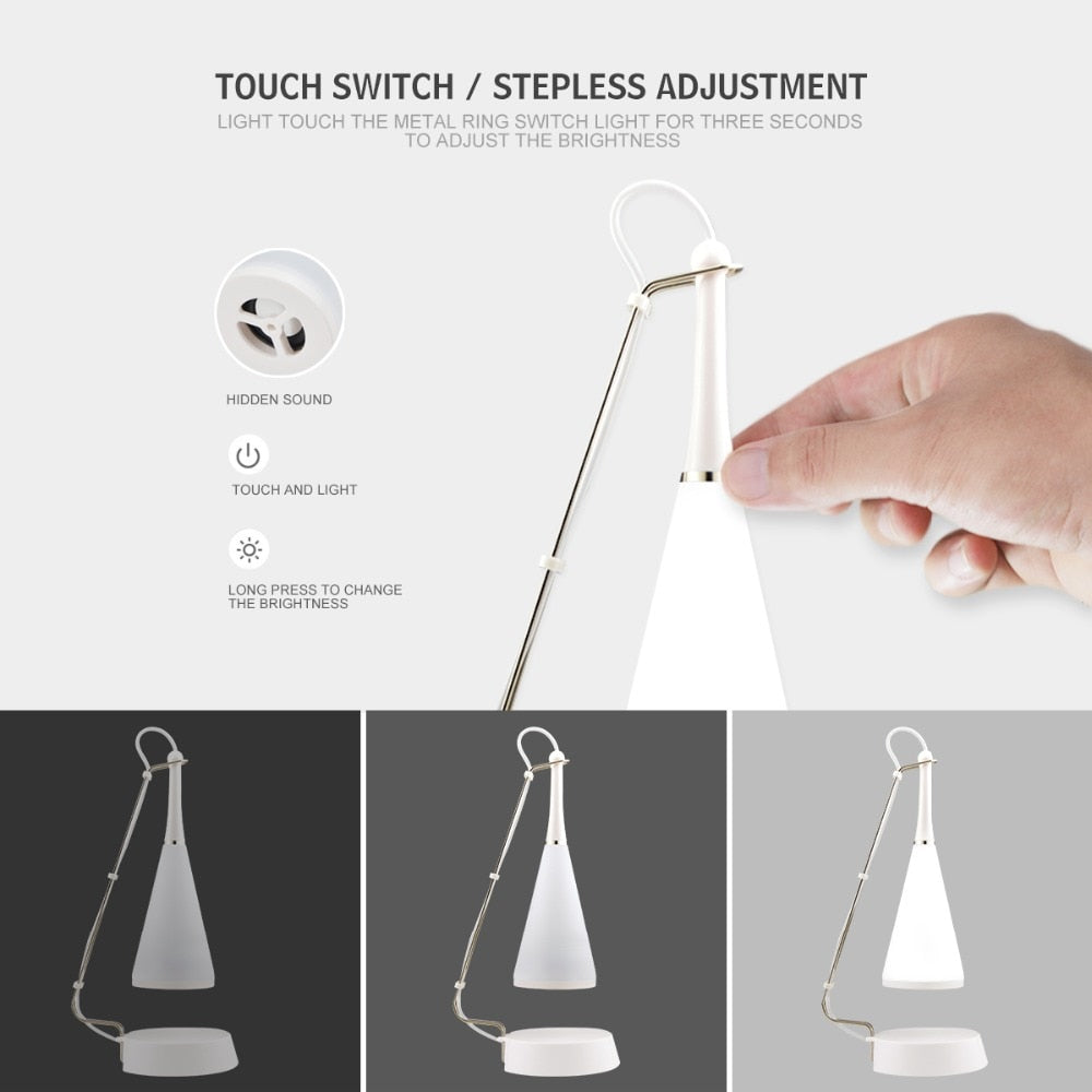 Wireless Bluetooth Desk Lamp with LED Light