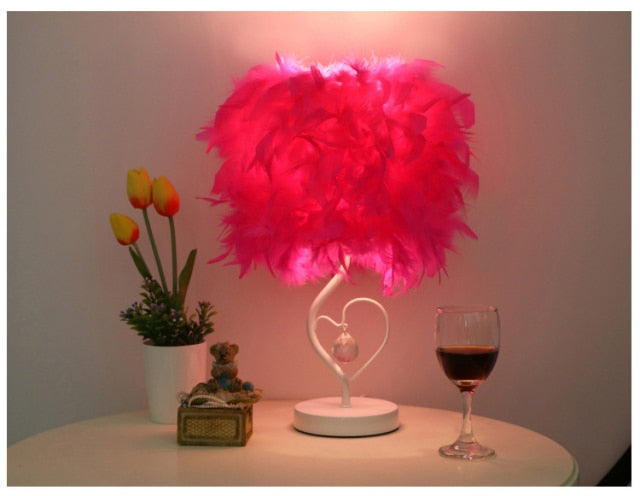 Elegant Glass Decorative Table Lamp