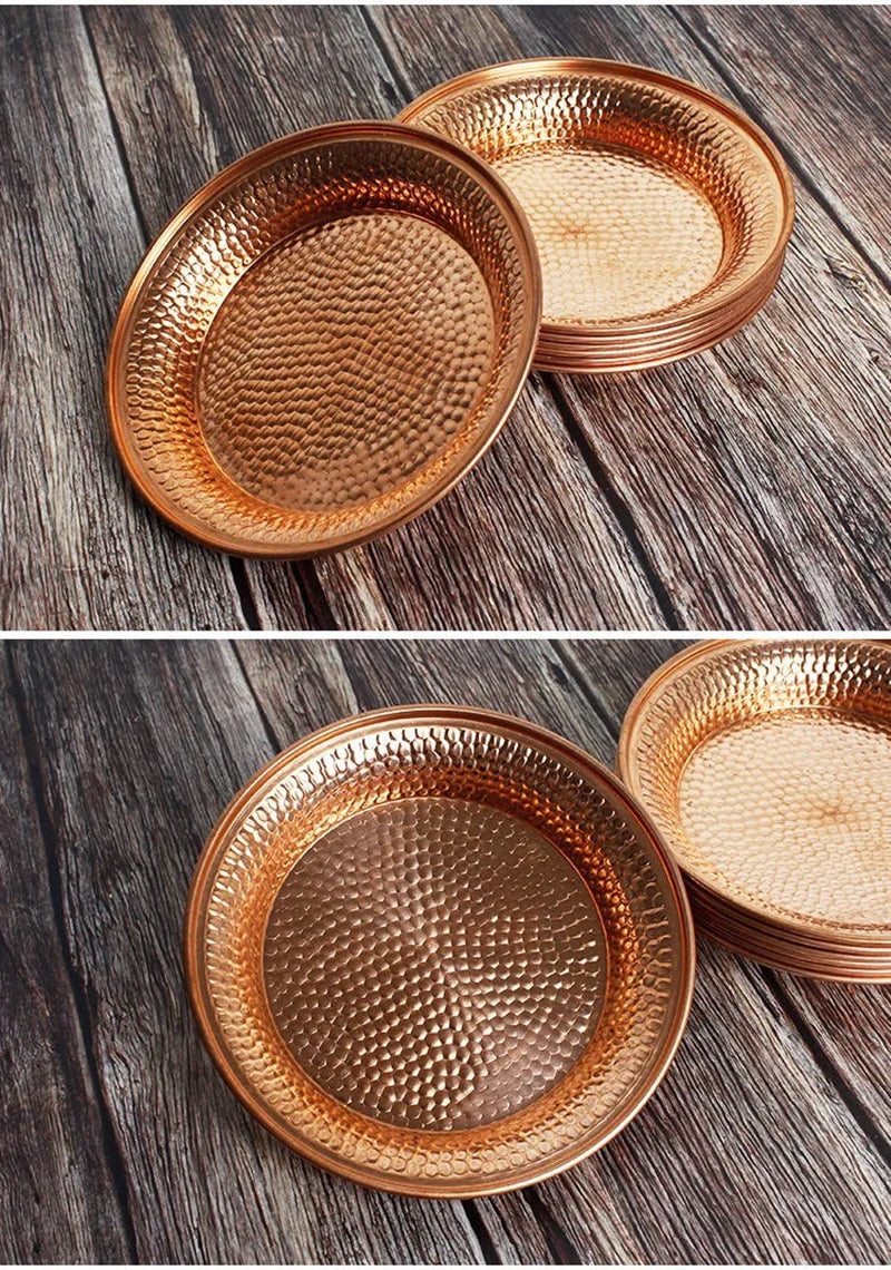 Natural Copper Therapy Plate Set