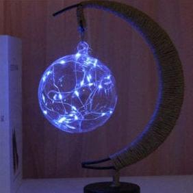 Sleek Half Moon LED Table Lamp