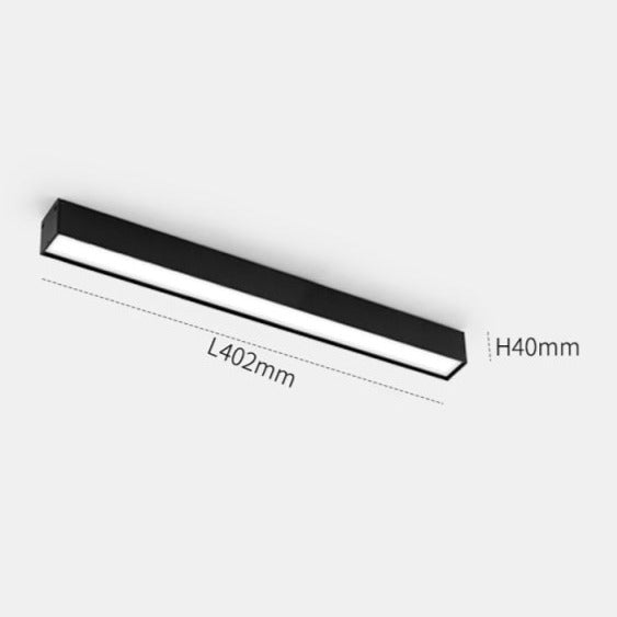 Slim Black LED Magnetic Strip Lighting System