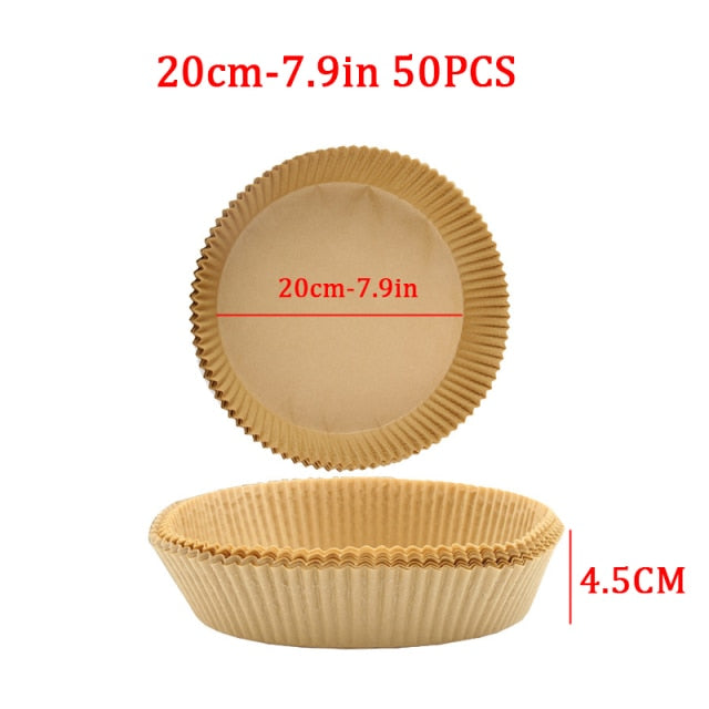 Non Stick Air Fryer Paper Tray Liners