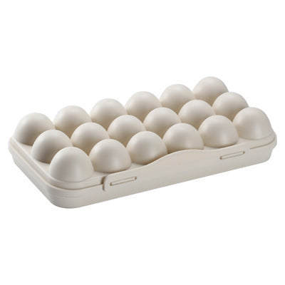 Compact Plastic Egg Holder Storage