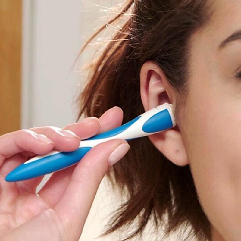 Gentle Ear Cleaner Spiral Remover with 16 Soft Tips