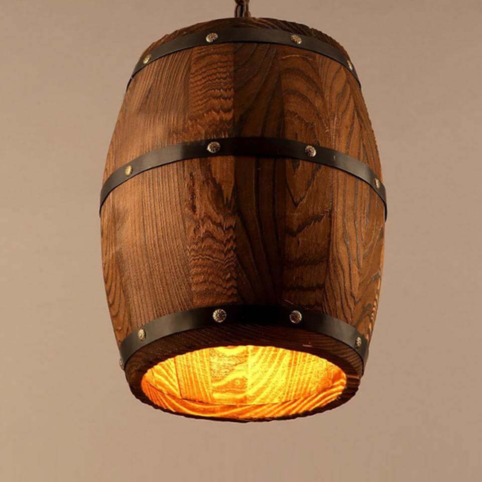 Rustic Wooden Pendant Light Fixtures