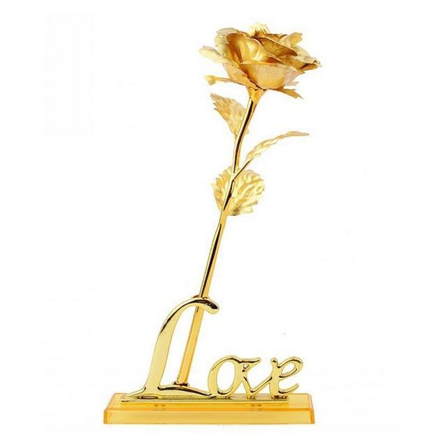 Luxury Gold Plated Rose Pendant
