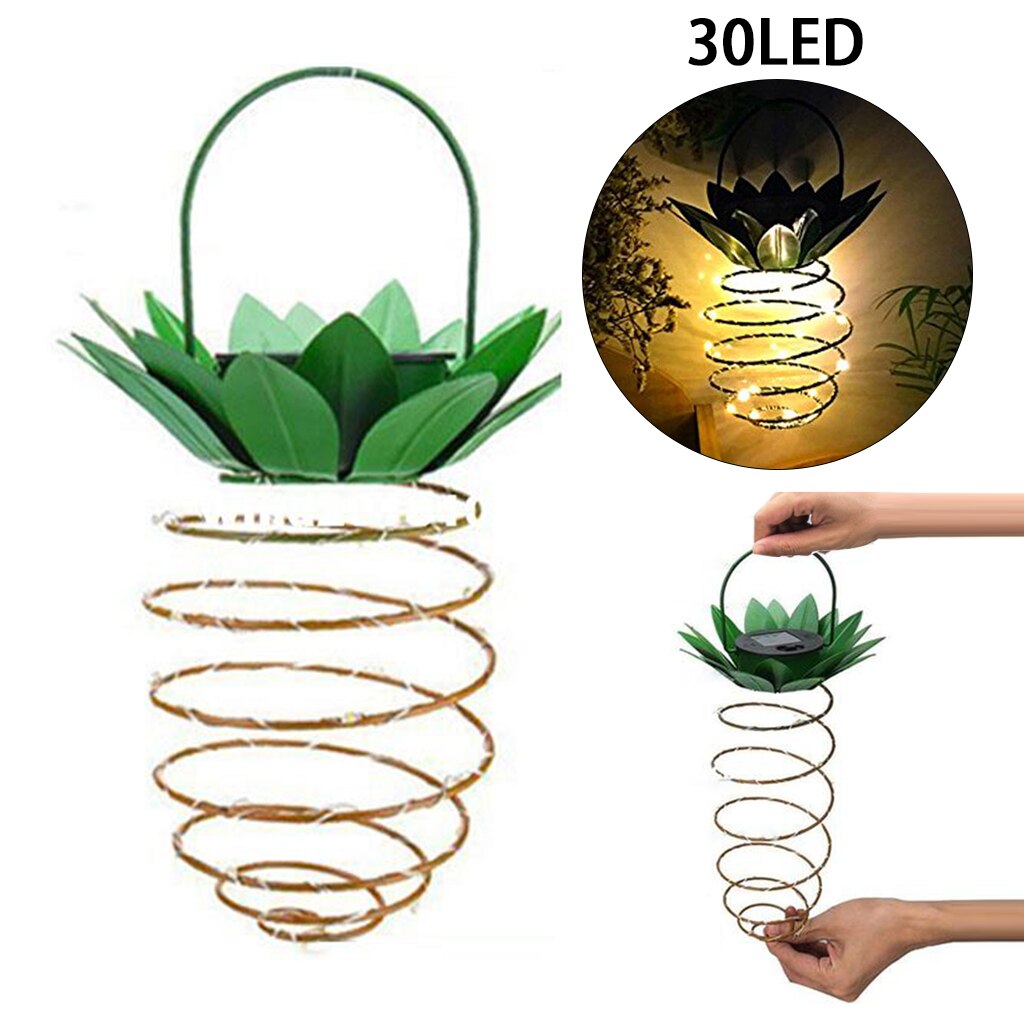 Solar Powered Pineapple String Lights