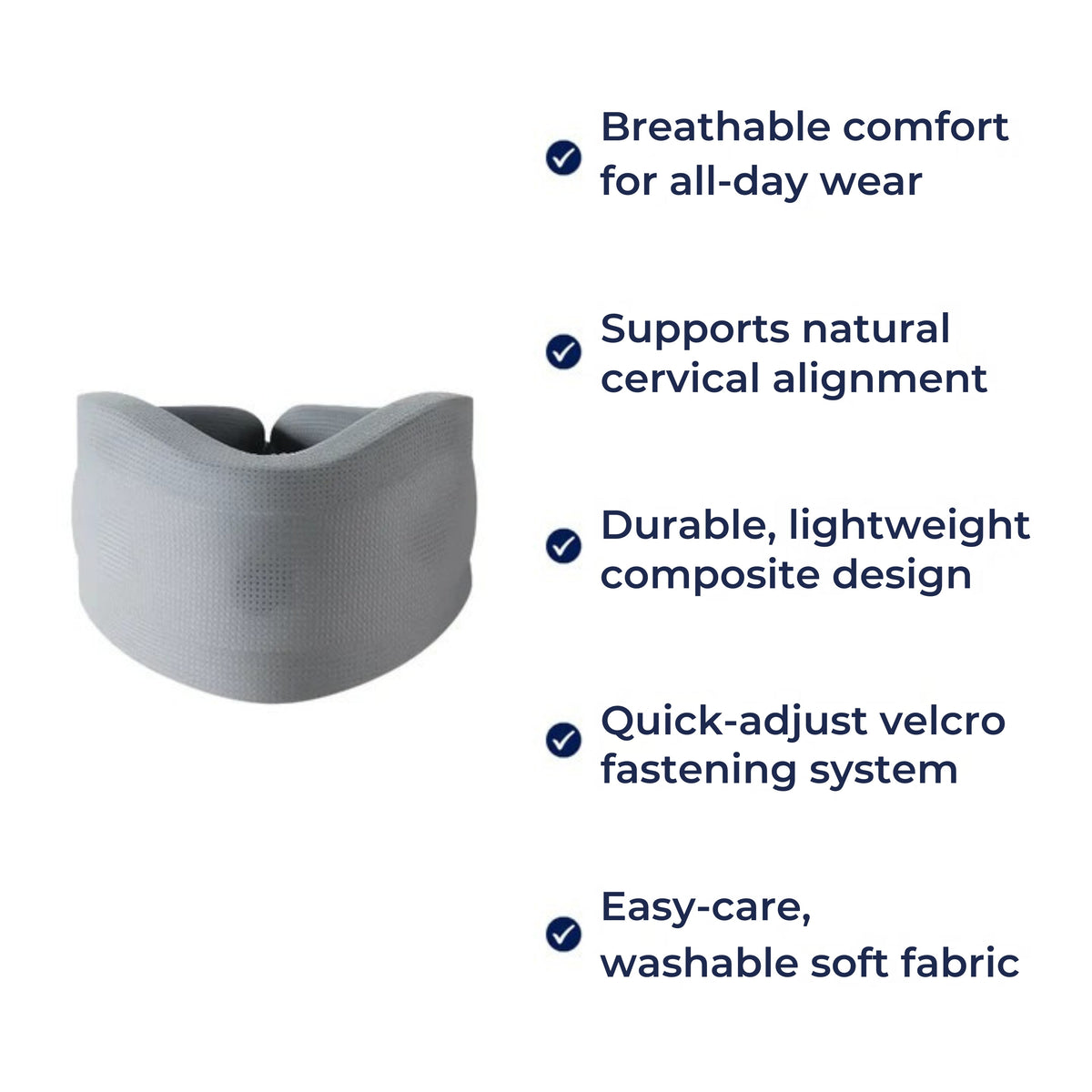 Comfortable Neck Support Pillow for Back Pain Relief