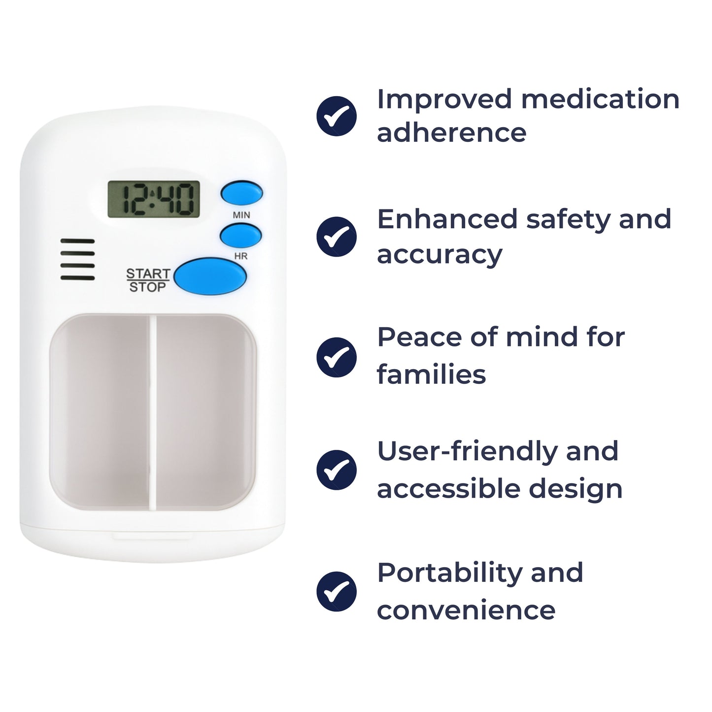 Daily Pill Box Timer Alarm