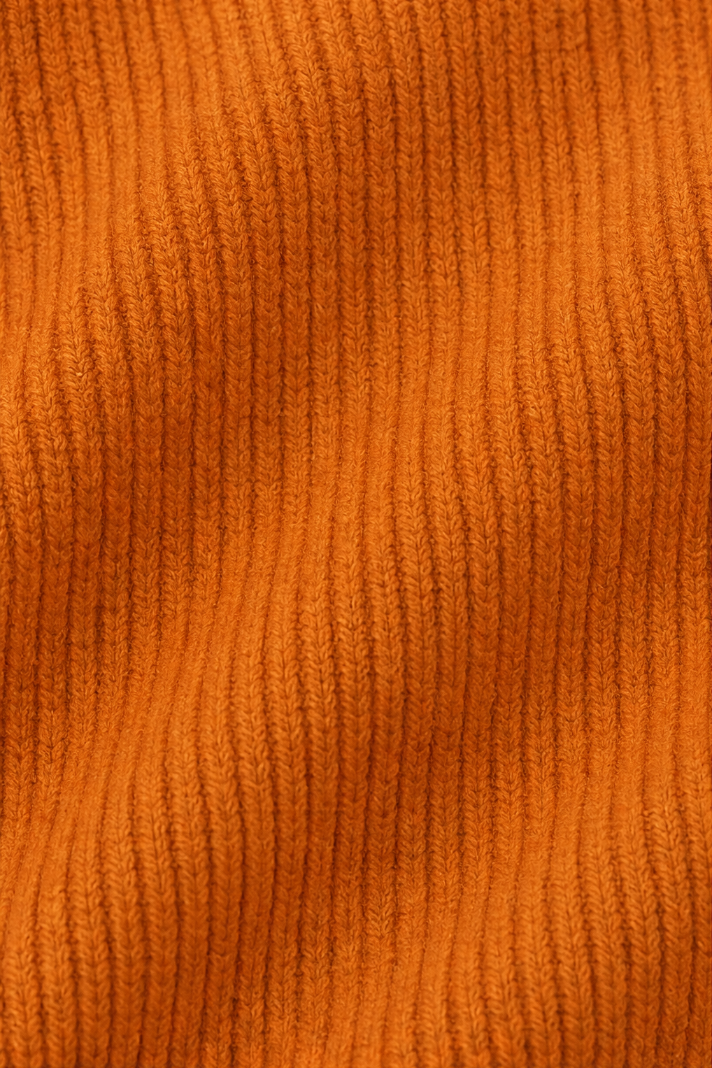Ribbed V-Neck Relaxed Knit Sweater