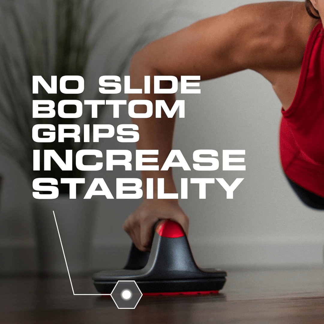 Rotating Push-Up Bars with Wrist Support for Home Workout