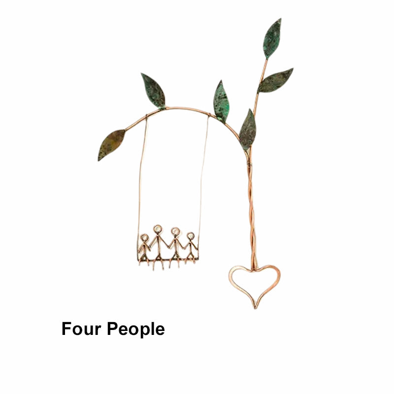 Lovely Wooden Swing Wall Decor