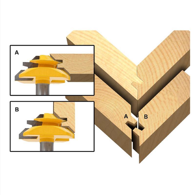 Precise 45 Degree Miter Saw Bit for Woodworking