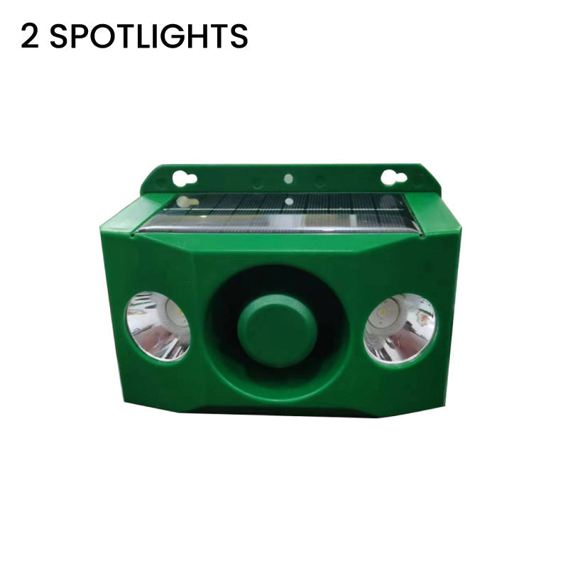 Outdoor Solar Powered Animal Repeller with LED Flash