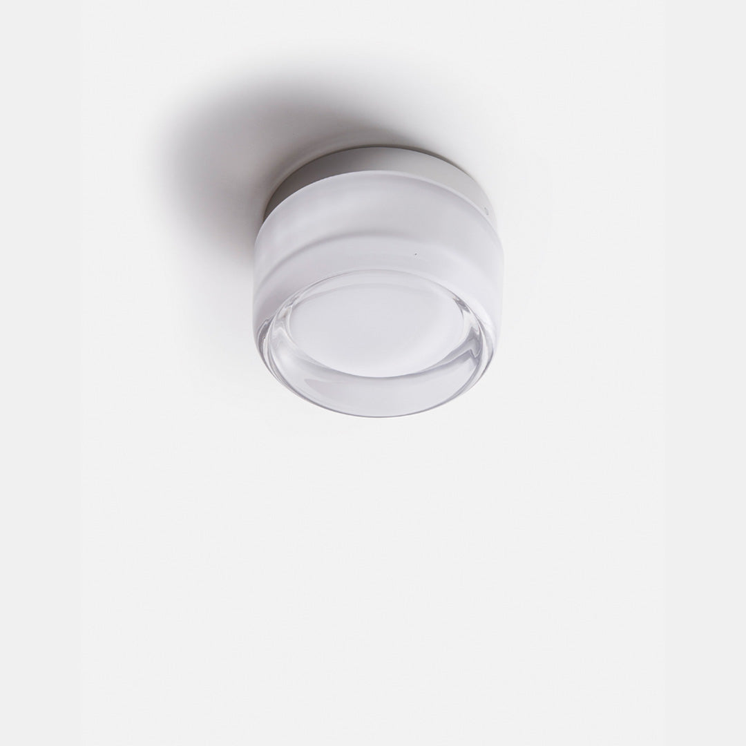Contemporary Circular Glass LED Wall Light