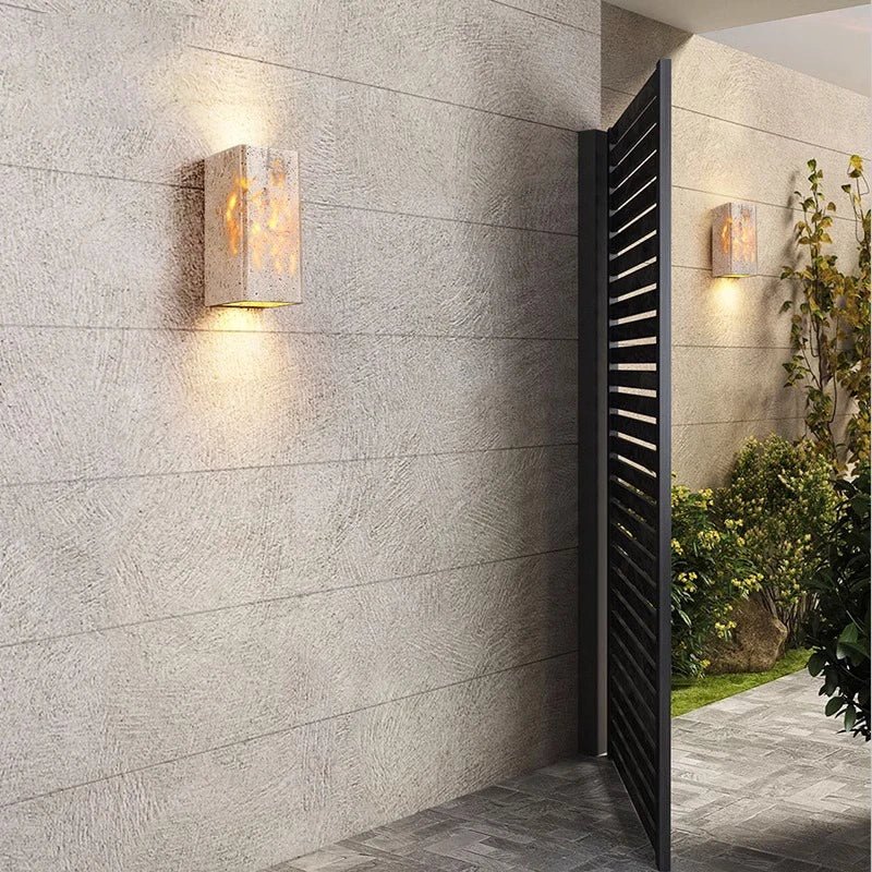 Natural Stone Wall Light – Classic Ambient Lamp