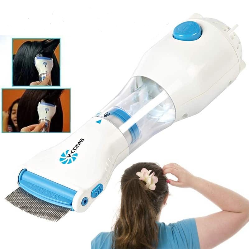 Electric Lice Removal Kit with Vacuum and Accessories
