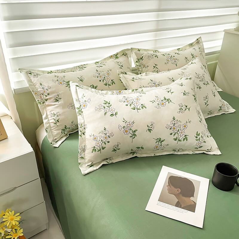 Vintage Chamomile Flower Bedding Set