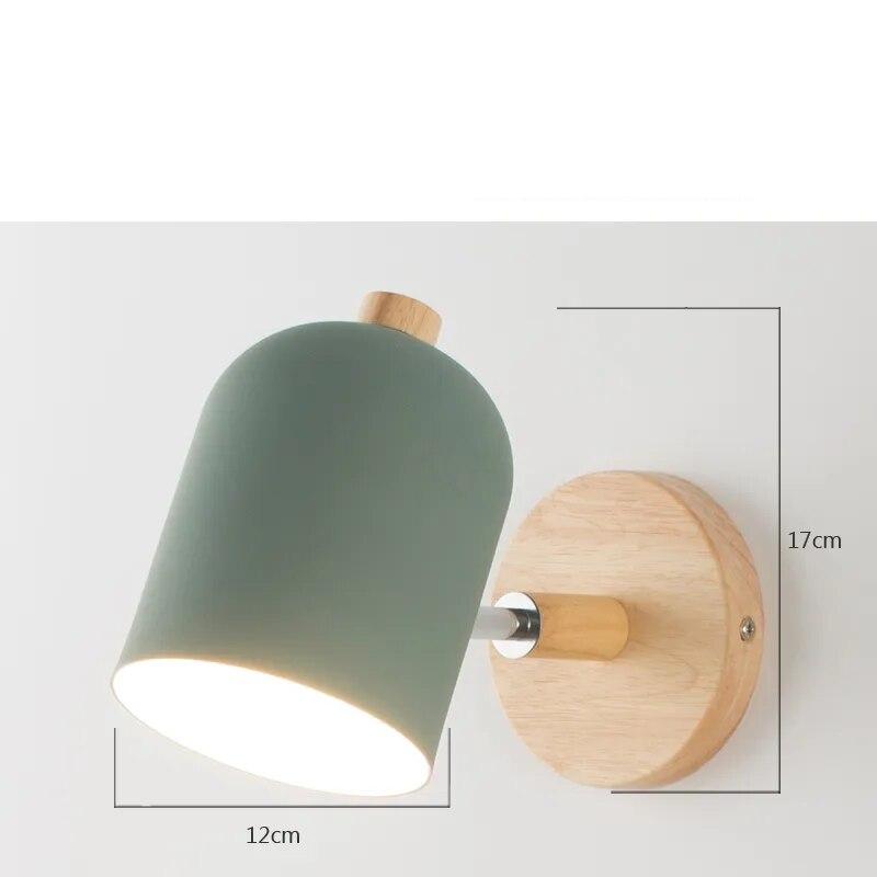 Natural Wood LED Wall Lamp