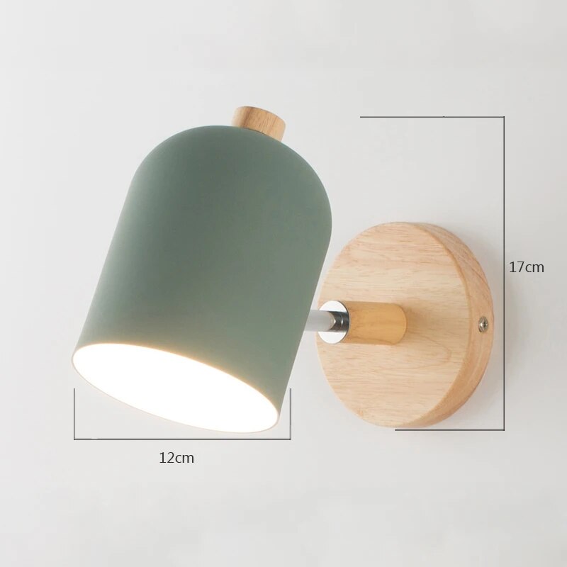 Rustic Wood Wall Light Fixture