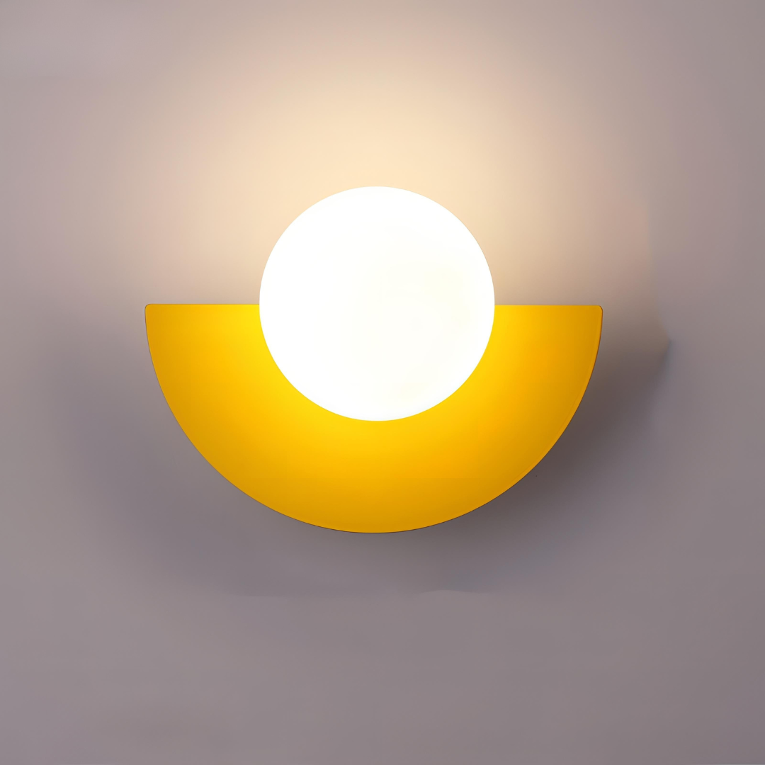 Contemporary Iron Wall Light Fixture