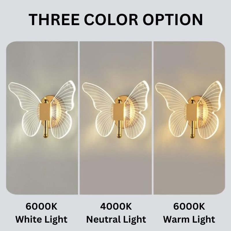 Beautiful Butterfly LED Wall Lamp