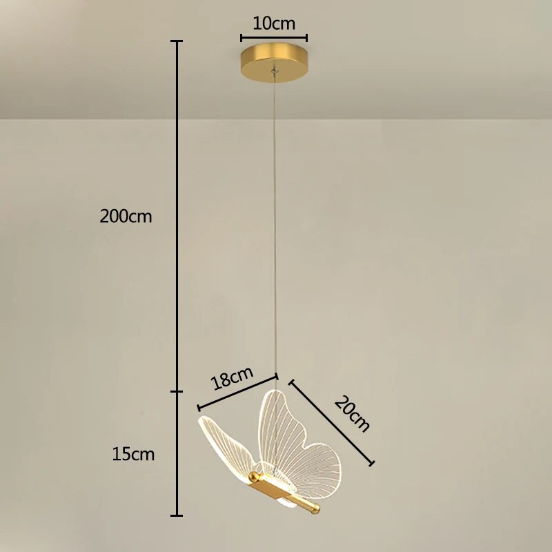 Colorful LED Hanging Wall Lamp