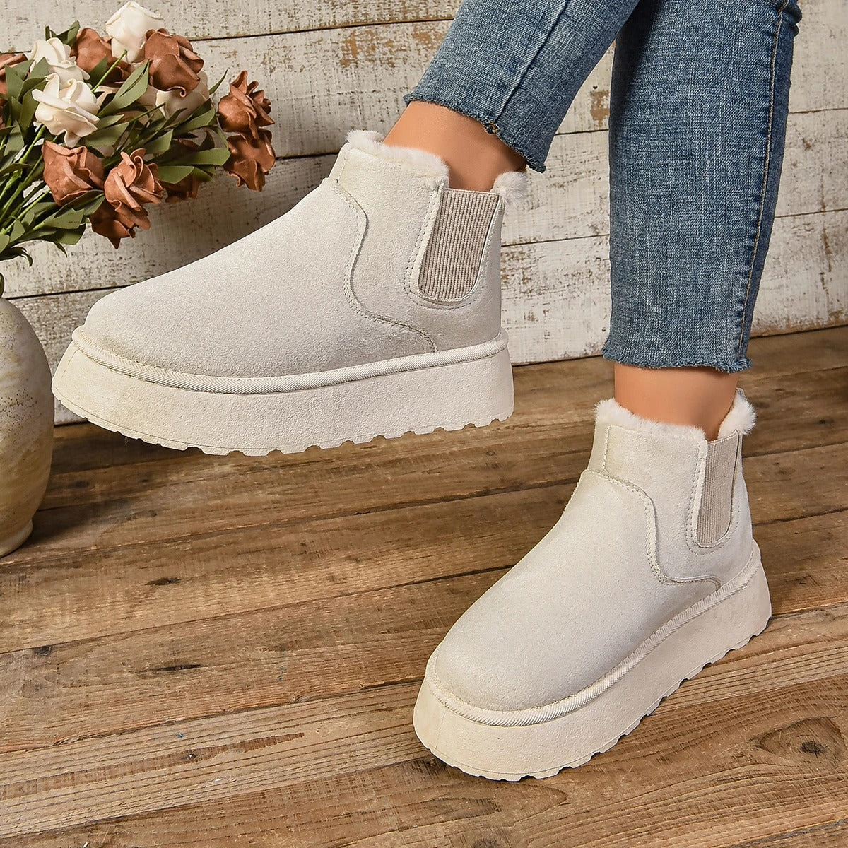 Women's Fur Ankle Boots