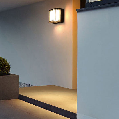 Waterproof Garden Wall Lamps Round Square Styles