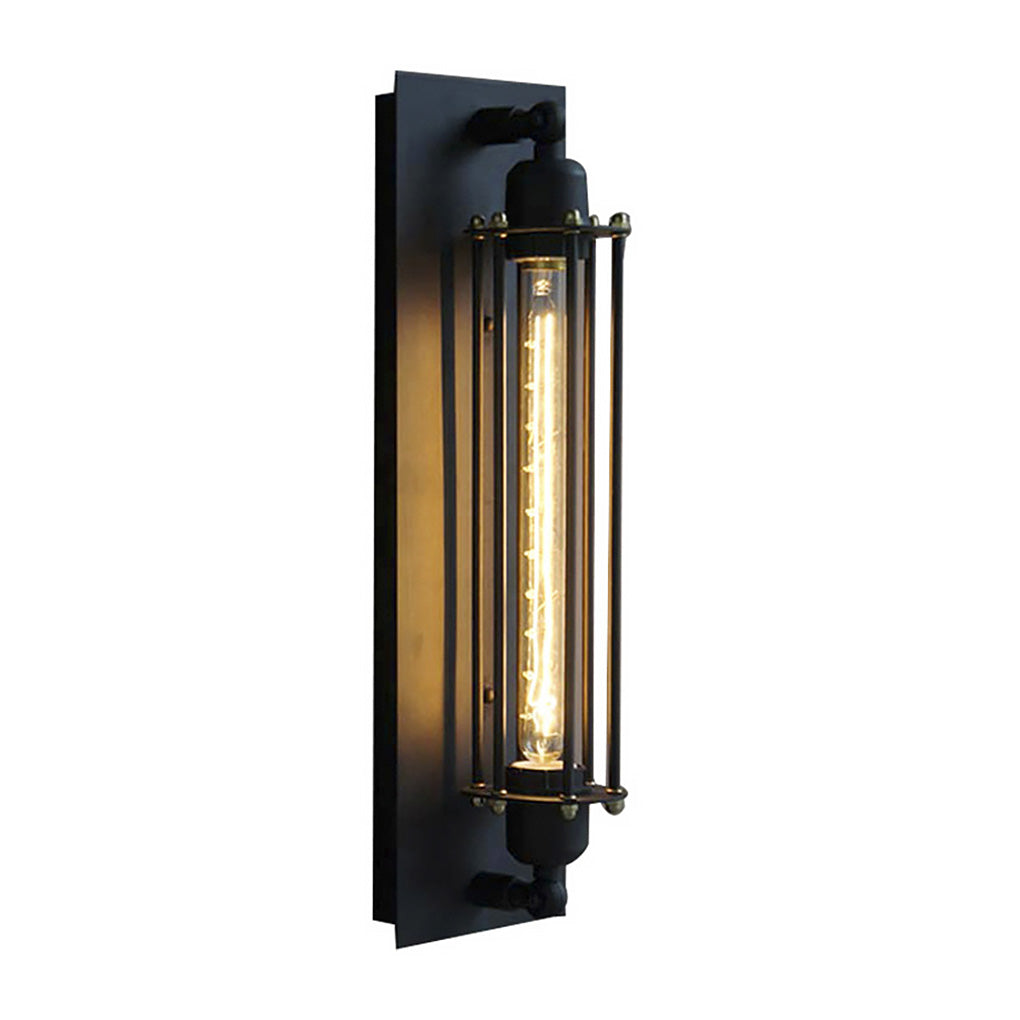 Rustic Metal LED Wall Light Fixture