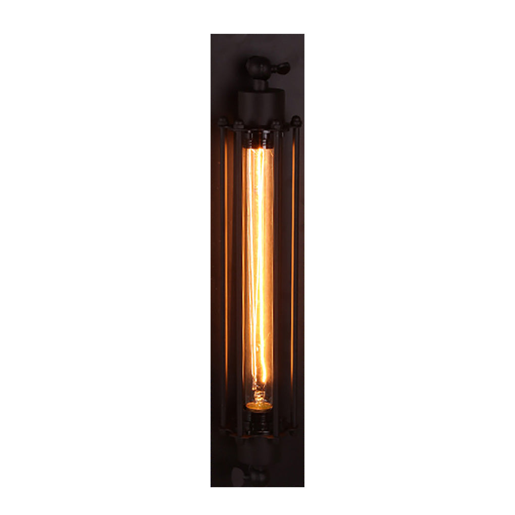 Rustic Metal LED Wall Light Fixture