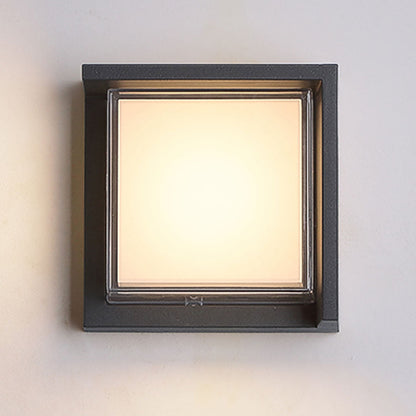 Waterproof Garden Wall Lamps Round Square Styles