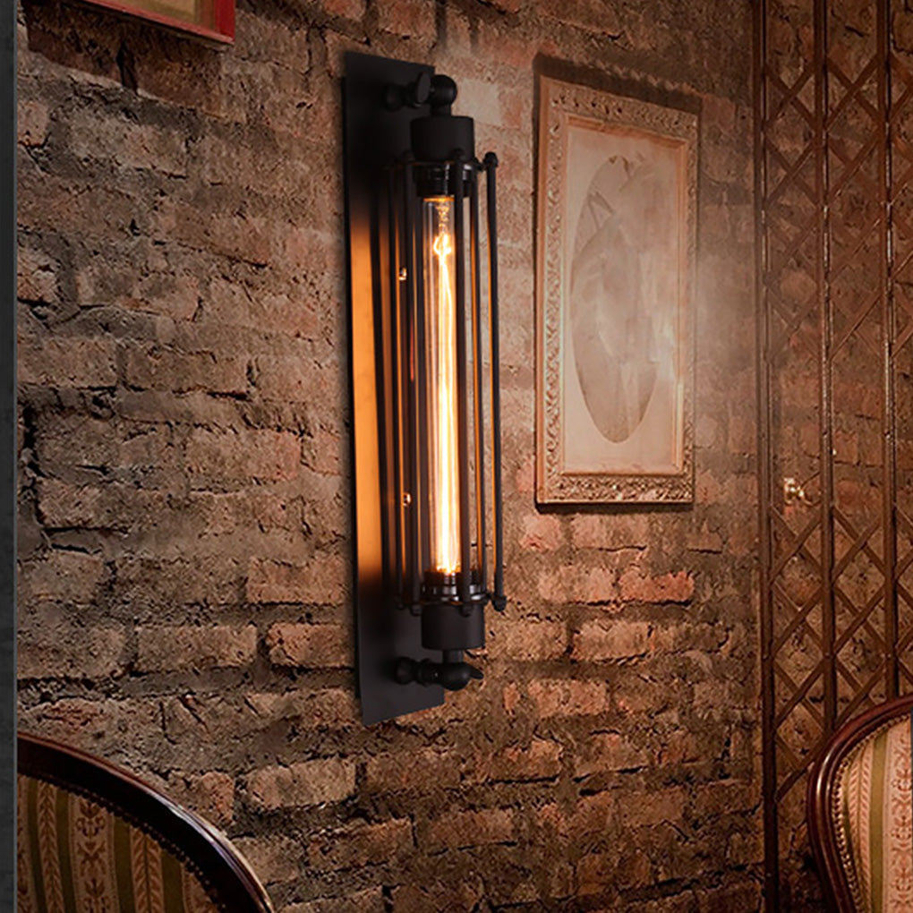 Rustic Metal LED Wall Light Fixture - Cofik