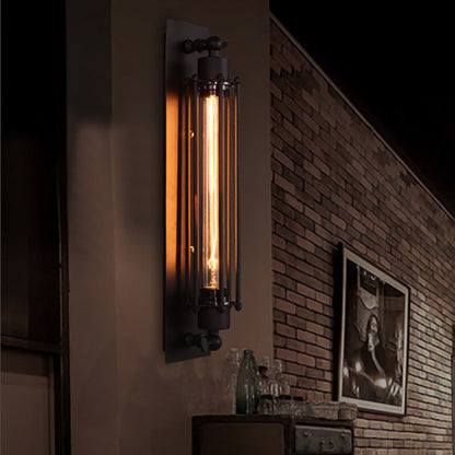 Rustic Metal LED Wall Light Fixture