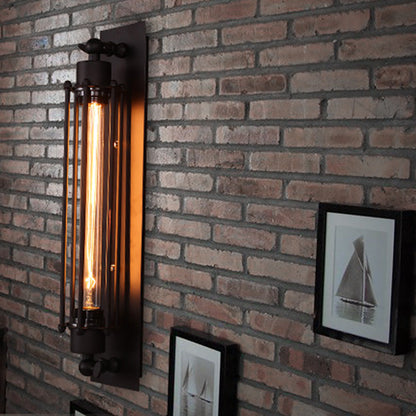 Rustic Metal LED Wall Light Fixture