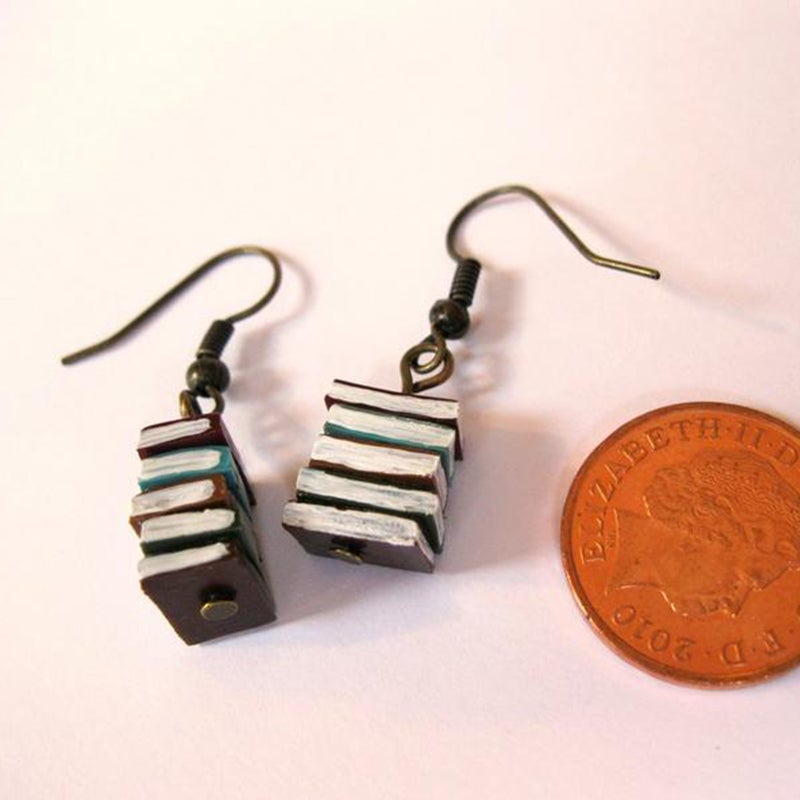 Stylish Book Shaped Earrings